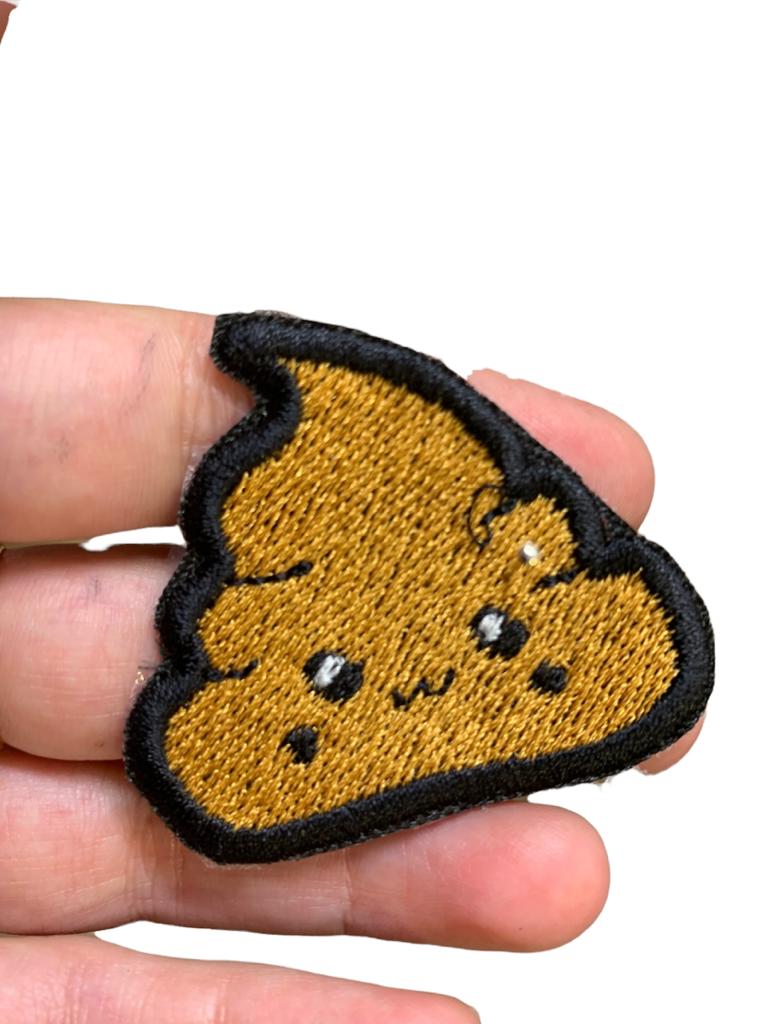 patch,toppa ricamata termoadesiva, pupu ,cacca kawaii