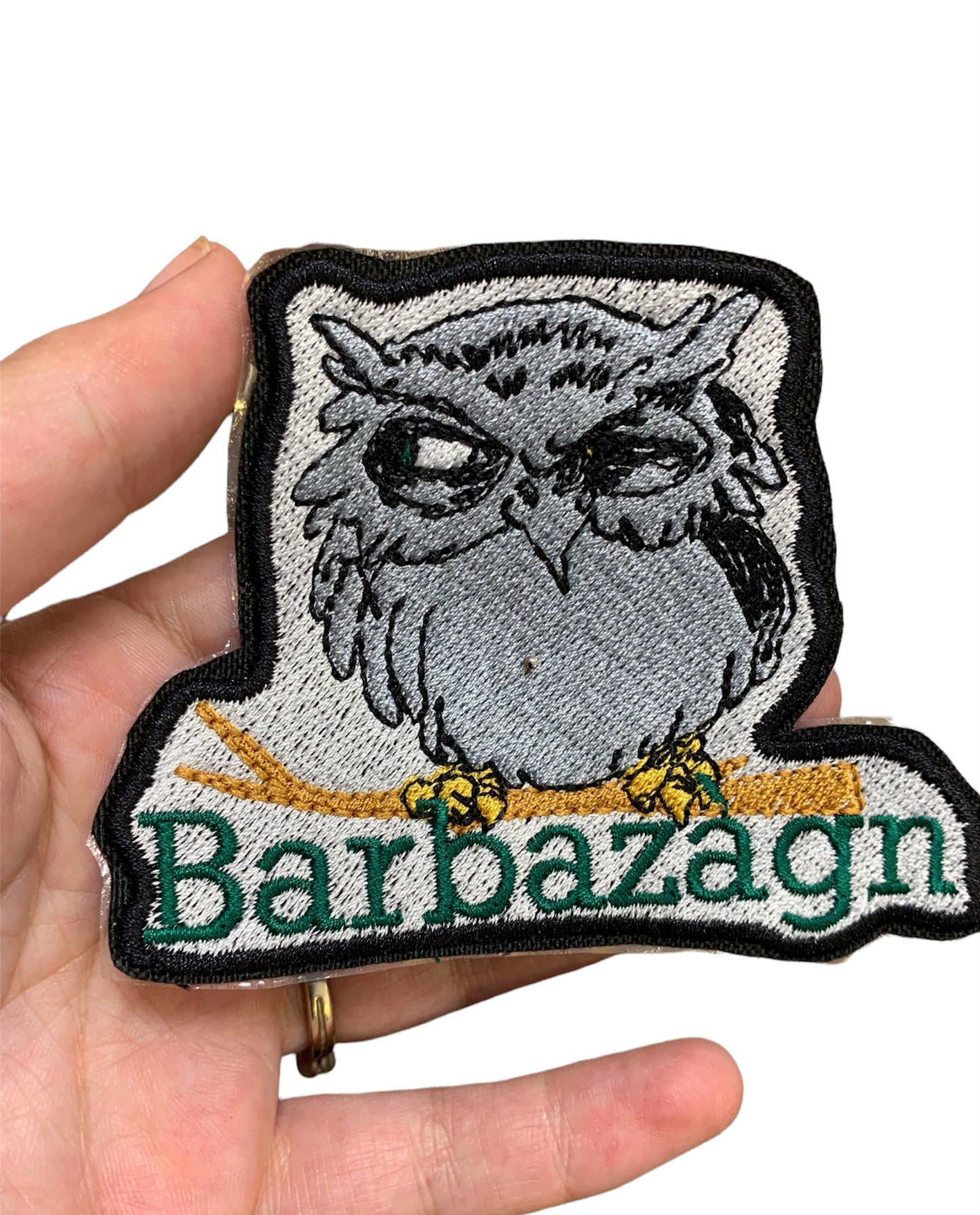 Patch ,Toppa ricamata termoadesiva bolognese "Barbazagn"